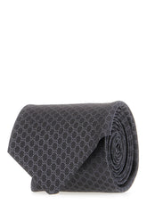 Embroidered silk tie -  | Wise