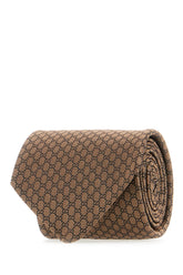 Embroidered silk tie -  | Wise