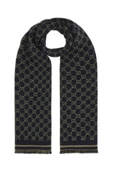 Sciarpa in lana ricamata -  | Wise
