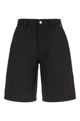 Black denim bermuda shorts -  | Wise