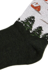 Calze in misto lana stretch ricamata -  | Wise