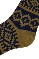 Calze in misto lana stretch ricamata -  | Wise