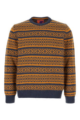 Embroidered wool blend sweater -  | Wise