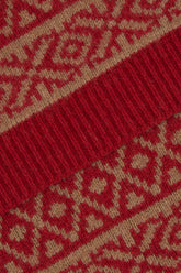 Embroidered wool blend scarf -  | Wise