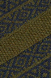 Embroidered wool blend scarf -  | Wise