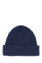 Cuffia in misto lana blu denim -  | Wise