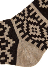 Calze in misto lana stretch ricamata -  | Wise