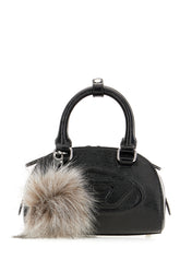 Borsa a mano 1DR Dome in pelle nera -  | Wise