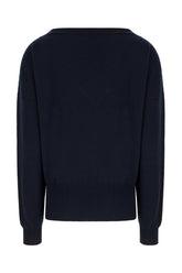 Maglione in lana blu notte -  | Wise
