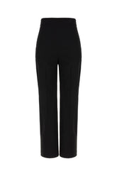 Pantalone in misto lana stretch nera -  | Wise