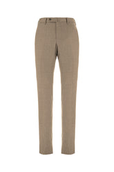 Pantalone in lana stretch cappuccino -  | Wise