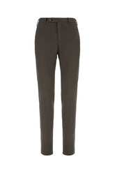 Pantalone in misto cotone stretch cioccolato -  | Wise