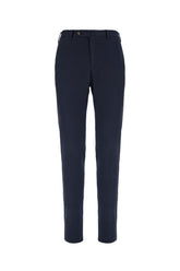 Pantalone in misto cotone stretch blu notte -  | Wise