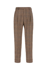 Pantalone in misto lana stretch ricamata -  | Wise