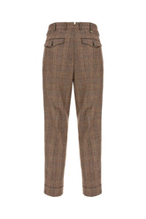 Pantalone in misto lana stretch ricamata -  | Wise