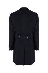 Midnight blue wool coat -  | Wise