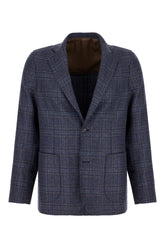 Embroidered wool blazer -  | Wise