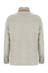 Grey wool blend jacket -  | Wise