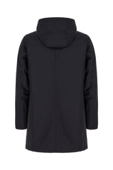 Midnight blue wool blend padded jacket -  | Wise