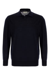 Maglione in lana blu notte -  | Wise