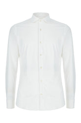 Camicia in nylon stretch bianco -  | Wise