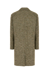Embroidered wool blend coat -  | Wise
