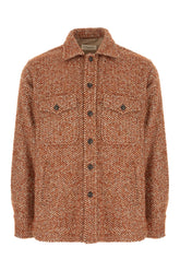 Embroidered wool blend shirt -  | Wise