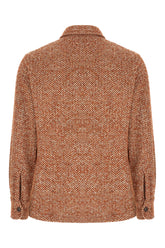 Embroidered wool blend shirt -  | Wise
