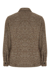 Embroidered wool blend shirt -  | Wise