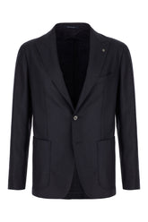 Giacca in misto lana blu notte -  | Wise