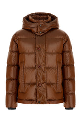 Piumino in nylon verde marrone -  | Wise