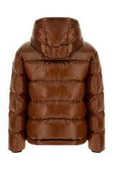 Piumino in nylon verde marrone -  | Wise