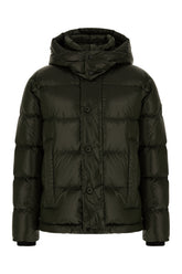 Piumino in nylon verde scuro -  | Wise
