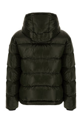 Piumino in nylon verde scuro -  | Wise