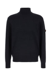 Black wool blend sweater -  | Wise
