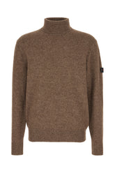 Brown wool blend sweater -  | Wise