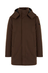 Piumini in poliestere stretch marrone -  | Wise