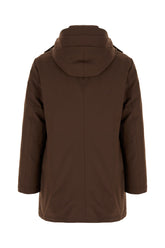 Piumini in poliestere stretch marrone -  | Wise
