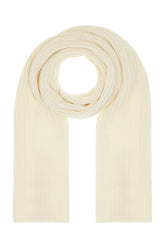 Sciarpa in misto nylon avorio -  | Wise