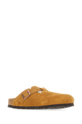 Caramel suede Boston VL slippers -  | Wise
