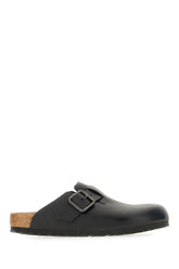 Slippers Boston Wire in pelle nera -  | Wise