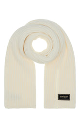 Ivory wool and acrylic scarf -  | Wise
