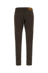 Pantalone in misto cotone cioccolato -  | Wise