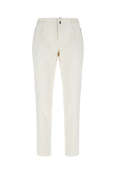 Pantalone in cotone stretch bianco -  | Wise
