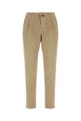 Pantalone in cotone stretch beige -  | Wise