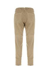 Pantalone in cotone stretch beige -  | Wise