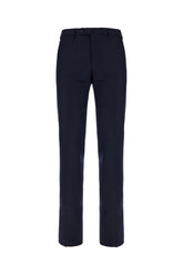 Midnight blue wool pants -  | Wise