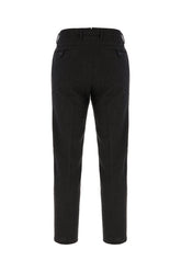 Embroidered stretch wool blend pants -  | Wise