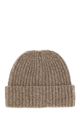 Dove grey wool blend hat -  | Wise