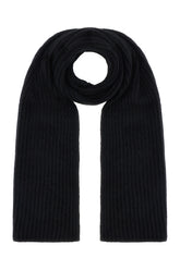 Black wool blend scarf -  | Wise